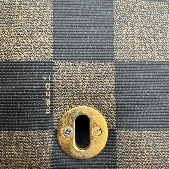 Rare Vintage Checked Fendi Accordion Crossbody Bag - Picture 5 of 16